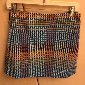 Topshop embroidered skirt